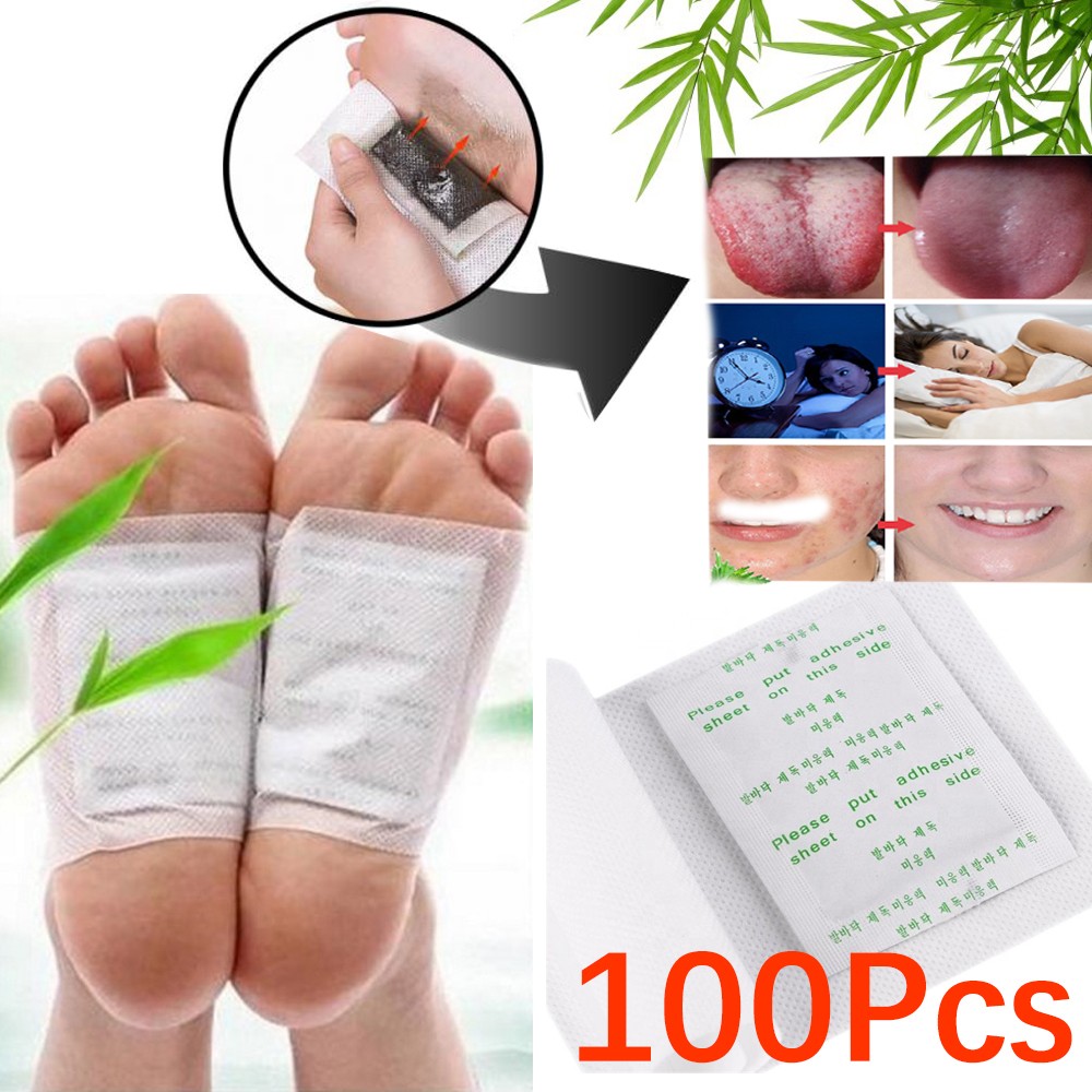 Detox Foot Patch - 100 개/몫 해독 발 패치 접착