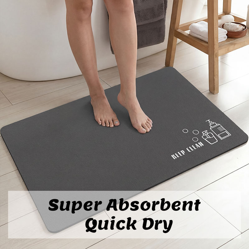 규조토 욕실 매트, 흡수성 논슬립 바닥 매트, 발매트, - Bamboo Bath Mat 리뷰 및 가격