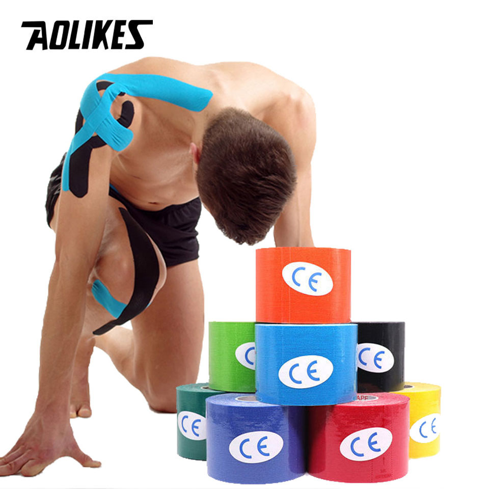 AOLIKES 2 크기 운동 요법 테이프 통기성 방수  - Sports Taping Precut 리뷰 및 가격