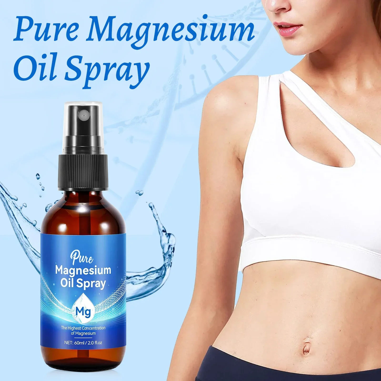 마그네슘 바디 오일 스프레이 60ml 10% 미네랄 함 - Bath Salts Magnesium 리뷰 및 가격