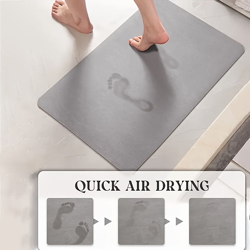 2D 평면 불규칙 모양의 화장실 매트 규조토 프린트 미 - Bamboo Bath Mat 리뷰 및 가격