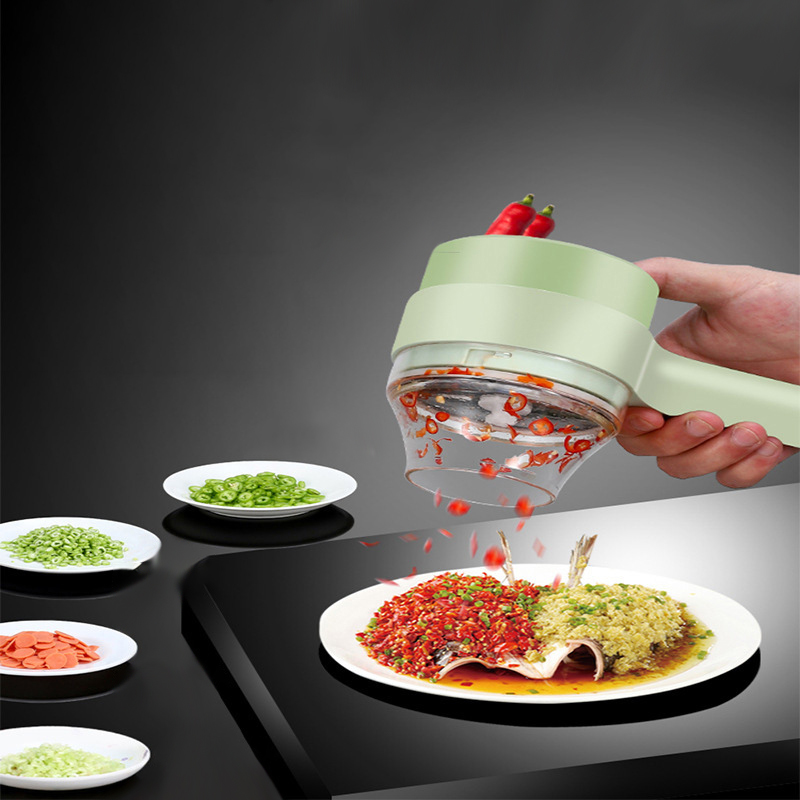 4In1 전기 야채 커터 세트 휴대용 무선 전기 마늘  - Health Wellness Lifestyle 리뷰 및 가격
