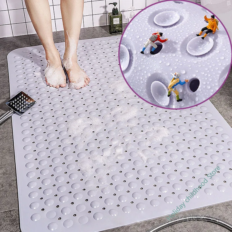 PVC 미끄럼 방지 대형 목욕 매트, 안전 흡입 컵 욕 - Bamboo Bath Mat 리뷰 및 가격