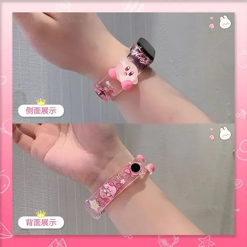 커비 귀여운 스트랩 샤오미 미밴드 5 6 7 8 9 1 - Health Wellness Bracelet 리뷰 및 가격