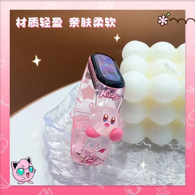 커비 귀여운 스트랩 샤오미 미밴드 5 6 7 8 9 1 - Health Wellness Bracelet 리뷰 및 가격